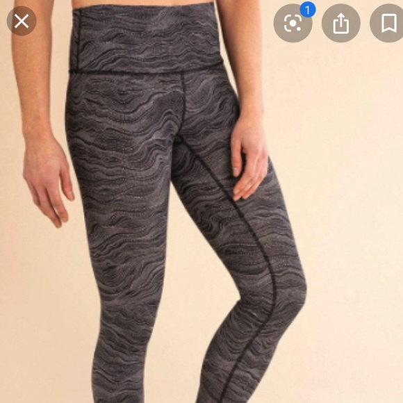 LULULEMON HIGH RISE WUNDER UNDER DOT LEGGINGS 4